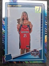 2025 Donruss WNBA Kiki Iriafen Rated Rookie Silver Holo #94 Washington Mystics