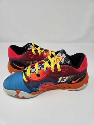 Nike PG 6 x Hot Wheels NRG Blue Orange Red DH8446-400 Mens Size 8.5 - Picture 3 of 8