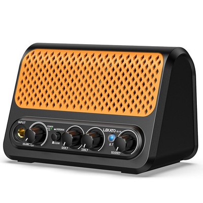 LEKATO 10W Portable Electric Guitar Amplifier Mini Guitar Amp Small Portable