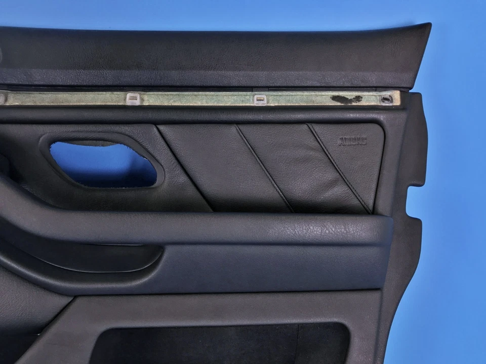 97-03 BMW E39 525I 530I 540I PANEL PUERTA PASAJERO DELANTERO DERECHO NEGRO Foto 2 de 4