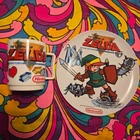 Vintage NES Legend of Zelda plate mug set 1989 Nintendo Peter Pan Link RARE