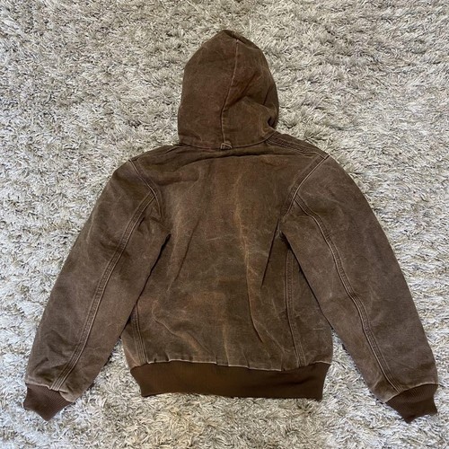 Veste active canard Carhartt soldes vintage années 80 90 doublée nylon fabriquée USA M
