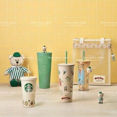 Starbucks Asia Summer Resort 2026 Bearista Plush Tumbler Bottle