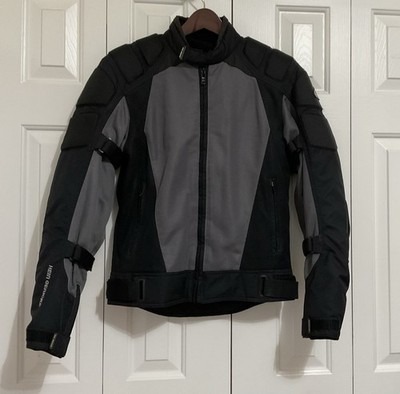Hein Gericke Motorcycle Jacket & Liner Mens Small Black Sheltex Padded CE Armor