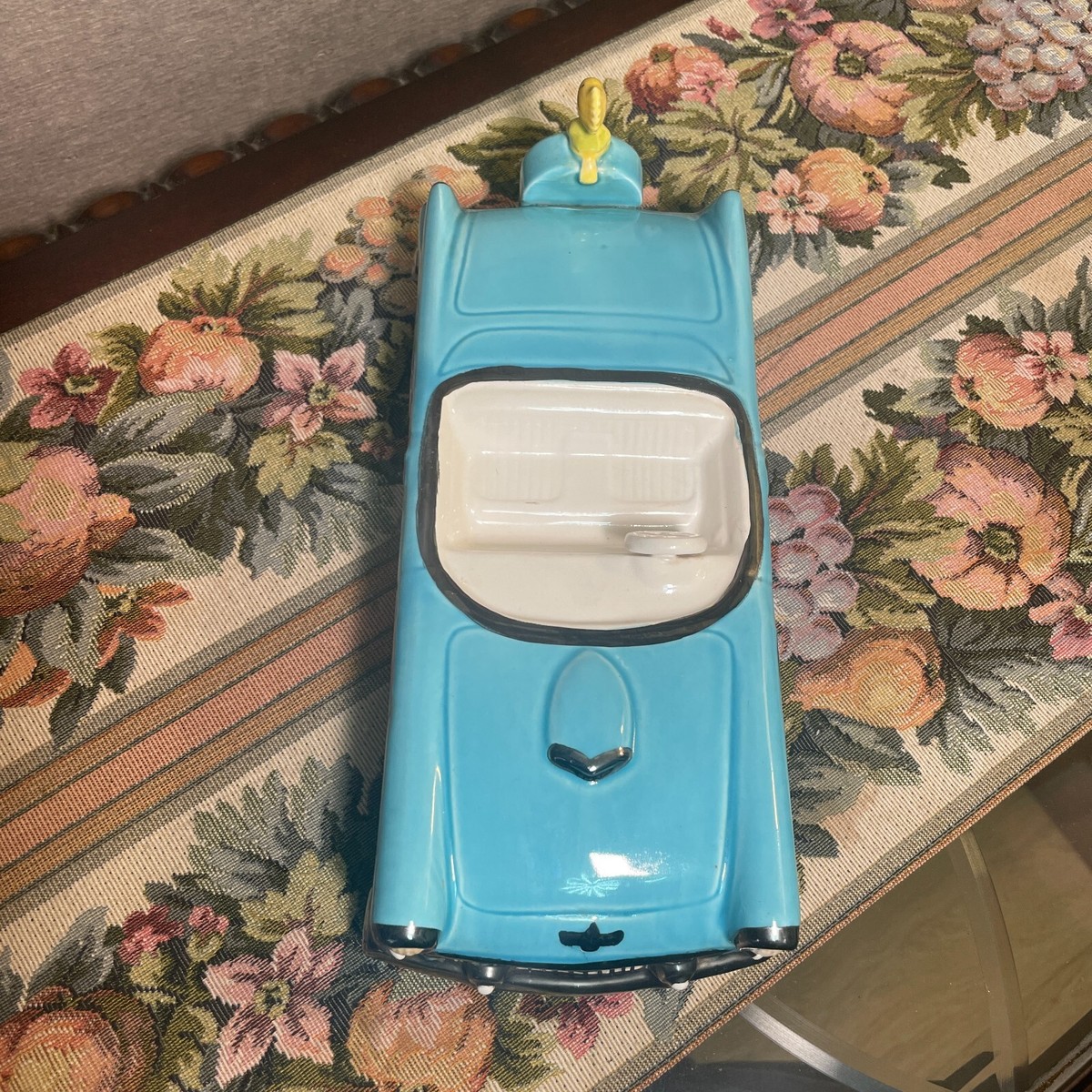 Peanuts Snoopy Woodstock Thunderbird Vintage Car Music Box