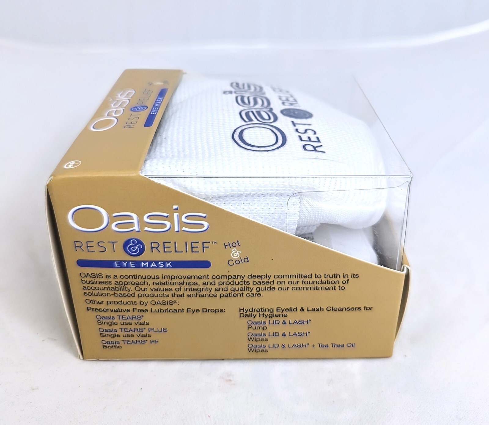OASIS Rest & Relief Hot & Cold Therapy Eye Mask New In Box eBay