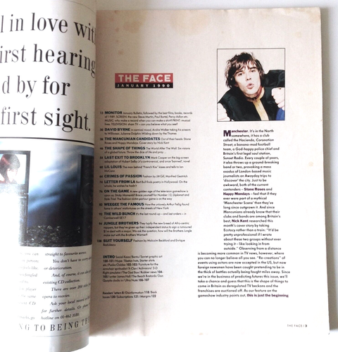 The Face Magazin | 90. Januar | Ian Brown | Steinrosen, Happy Mondays | Madchester - Bild 6 von 7