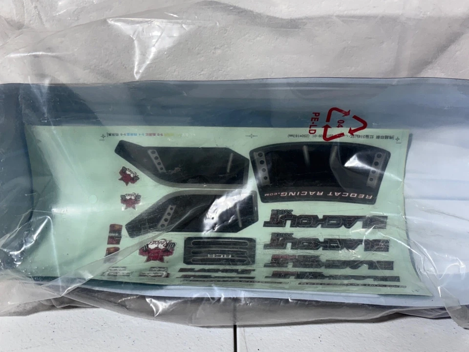 RedCat Racing Red Cat BS214-003T-BLUE 1/10 RC R/C Truck Body Blue Black NEW NOS - Image 4 of 4