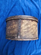 BIG Early OLD Primative Antique Wooden Grain Measure Rustic Decor 13.5”