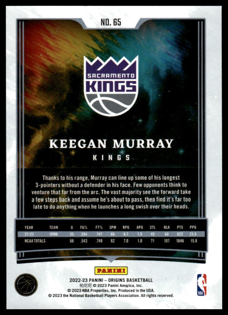 keegan murray199枚限定 keegan murray199枚限定 2023-24 Panini Revolution /199 Keegan