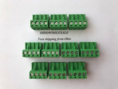 4 Pin-5.08mm /Quick Speaker Connector -Terminal Block - Phoenix Plug Lot of 10
