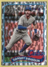2024 Topps Dansby Swanson 1989 35th Anniversary Foil Cubs 89B2-17
