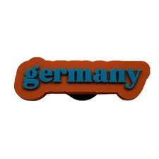 CROCS BRAND JIBBITZ Germany Spellout WORD SHOE CHARM AUTHENTIC NEW