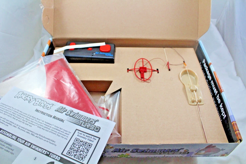 Angry Birds Remote Controlled Air Swimmers Turbo 2012 No Putty OPEN BOX - Image 3 of 4