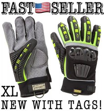 Heavy Duty Work Gloves Industrial Strength Crush-Proof Protection, X-Large - NWT