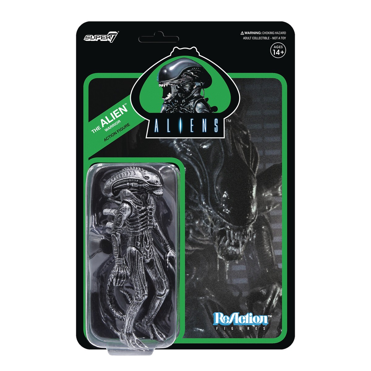 Aliens Alien Warrior ReAction Figure Super 7 | eBay