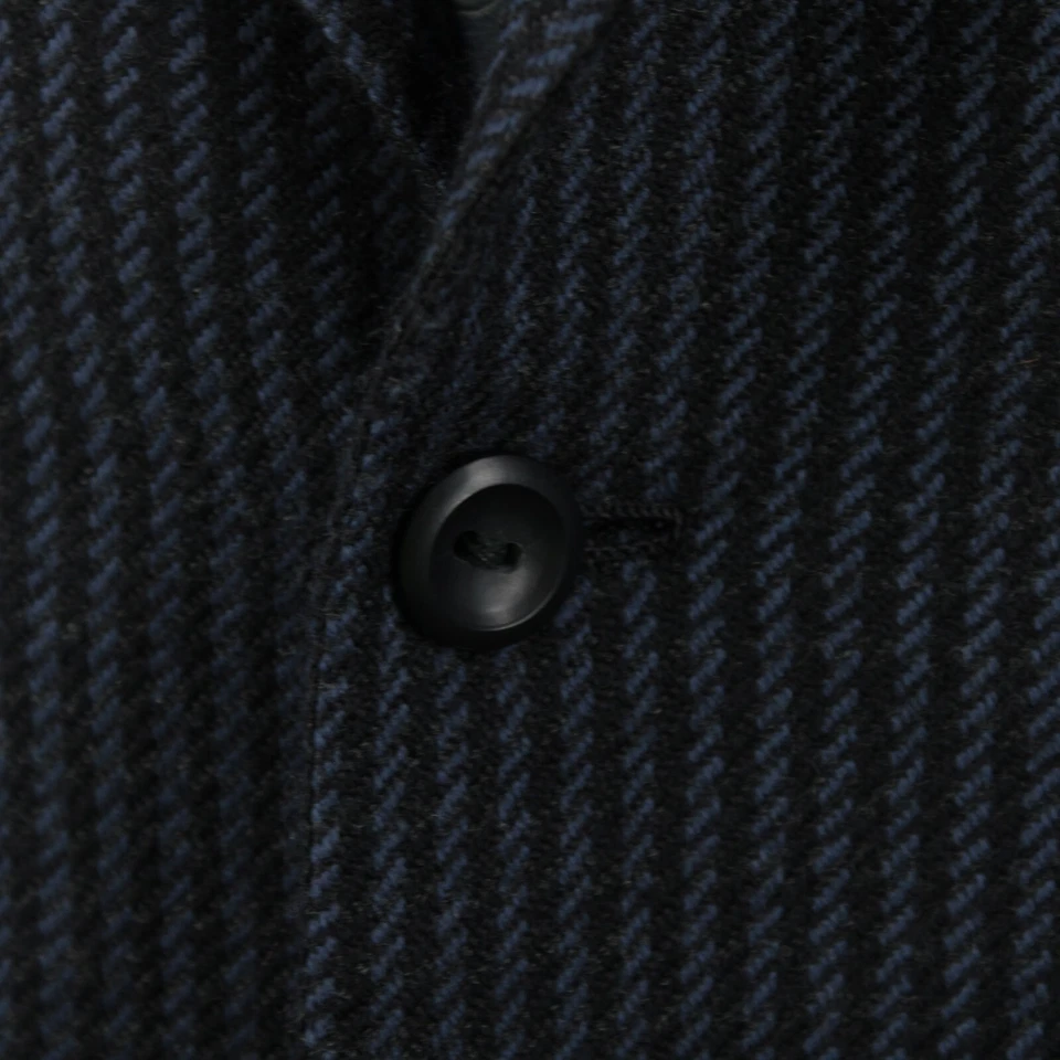 Abrigo deportivo Oxxford Clothes cachemir/lana talla 44T a rayas azules Foto 2 de 4