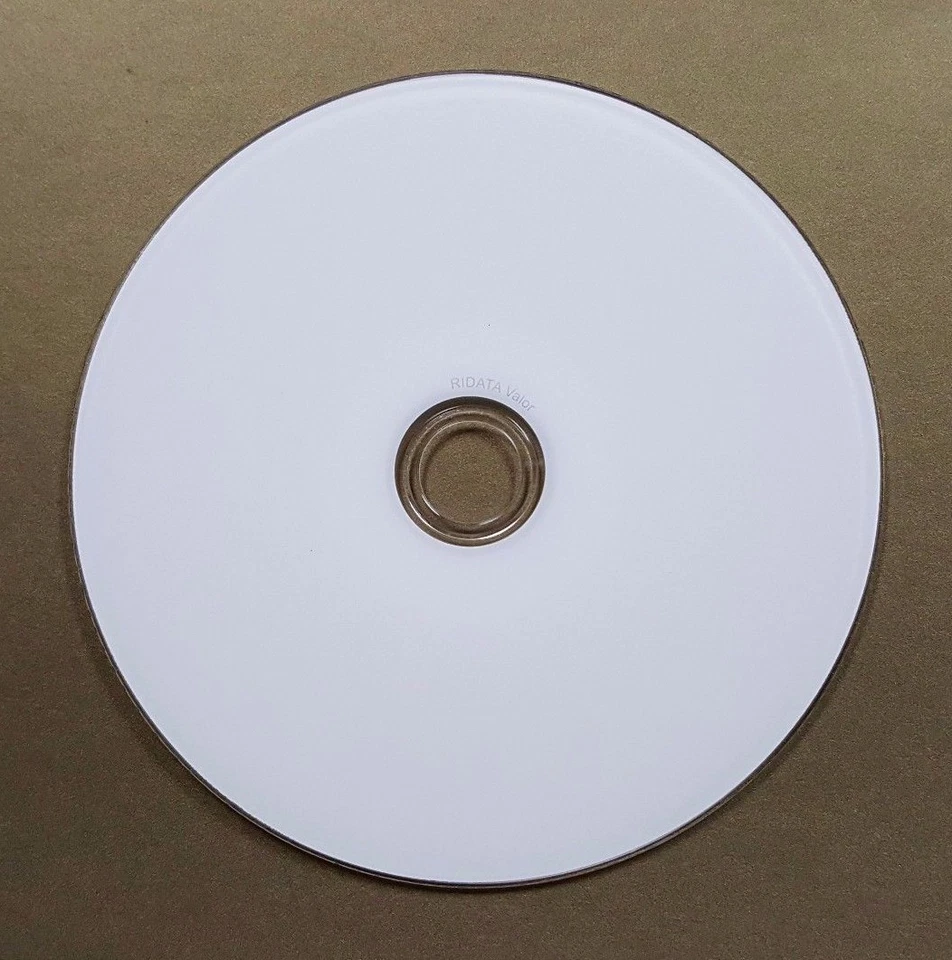 50 RIDATA Valor BluRay Up to 10X Blank BD-R 25GB White Inkjet Hub Printable Disc - Image 3 of 4