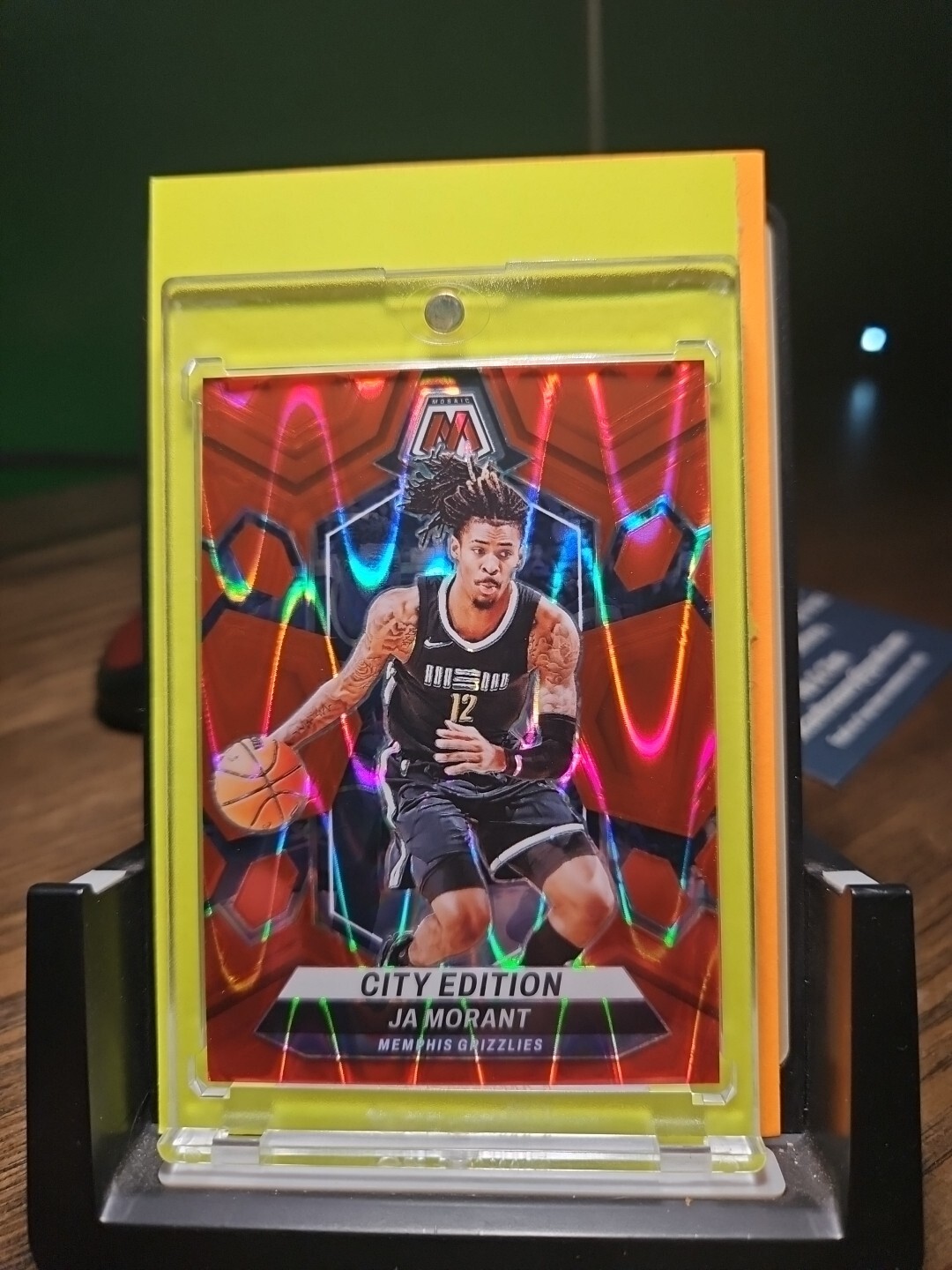 2023-24 Mosaic City Edition Red Wave Mosaic - Ja Morant #73/299