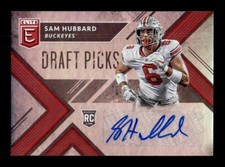 2018 Panini Elite Draft Picks #155 Sam Hubbard Draft Picks Autographs