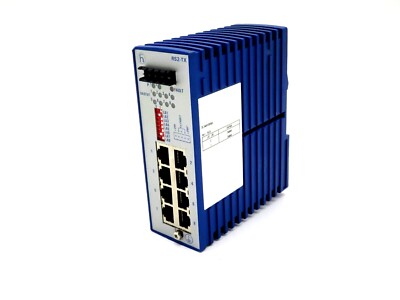 USED HIRSCHMANN RS2-TX ETHERNET RAIL SWITCH 8-PORT RS2TX