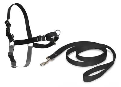 Easy Walk - Hundegeschirr 51 cm - 71 cm schwarz EW-H-M-BK-45