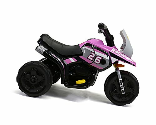  Racing Motorcycle Ride on Car for Kids1-3 Year Old, Pink