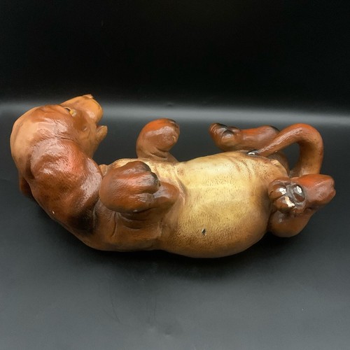 1975 Chalkware 14” 5lb 10oz Dog Dachshund Progressive Art Products *Chipped* - Picture 7 of 18