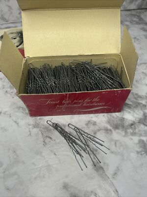 Lot of Flamingo Bob Pins Hair Ball Tipped Salon Set Professional Mid Century Vtg Lot of Flamingo Bob Pins Hair Ball Tipped Salon Set  main image 2