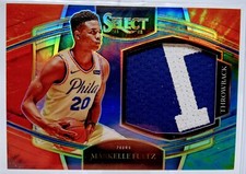 2021-22 Panini Select Throwback Tie Dye Prizm Jumbo Patch - Markelle Fultz /25
