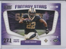Mark Ingram Saints 2018 Panini Score Fantasy Stars