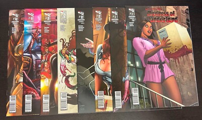 MADNESS OF WONDERLAND #1-4 (Zenescope 2013) -- FULL Set + 4 VARIANTS -- GFT