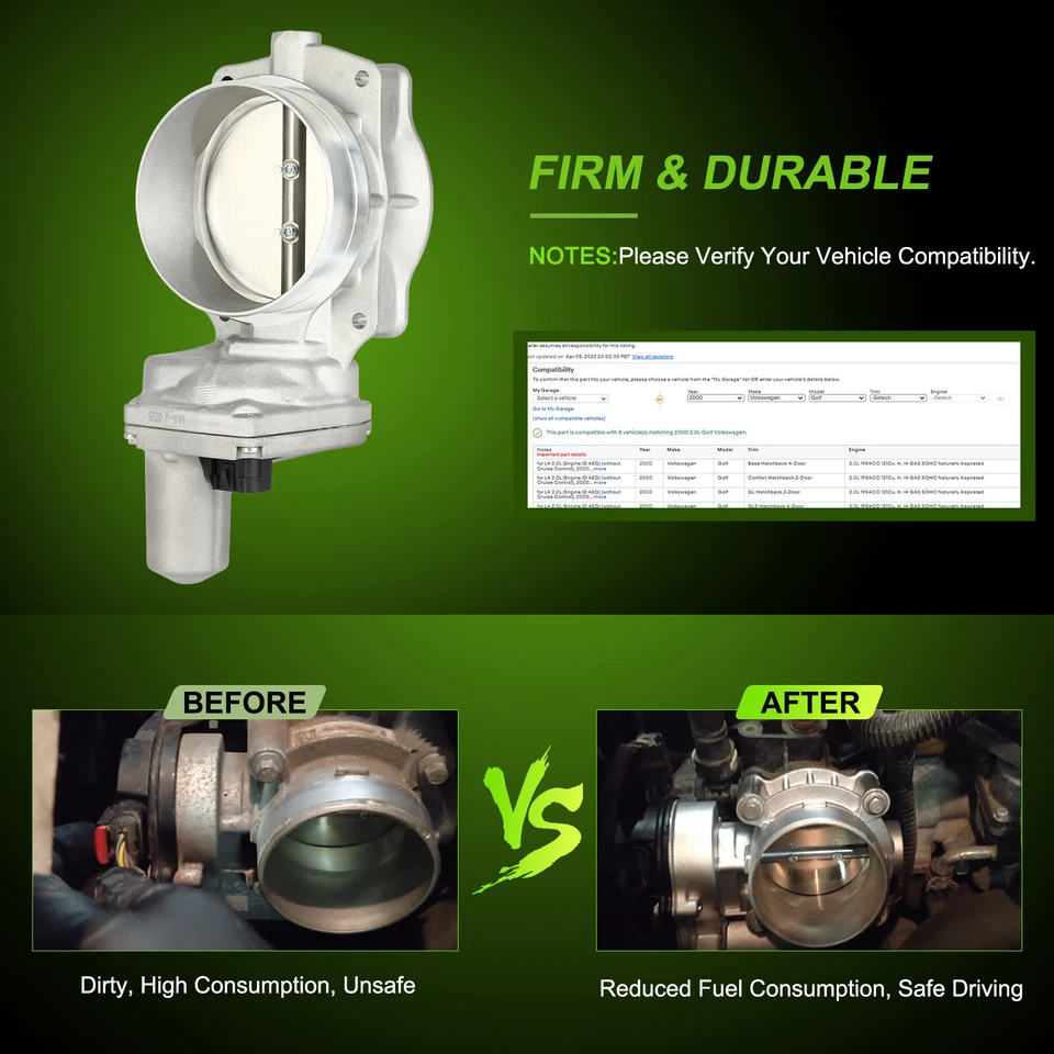 Cuerpo del acelerador para Cadillac CTS Chevrolet Corvette Pontiac GTO 6,0 L 12570790 Foto 3 de 4