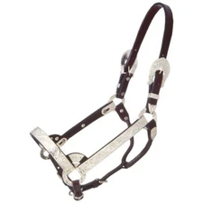 JT International Royal King Deluxe Silver Show Large Miniature Halter