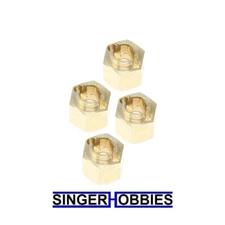 REDCAT RER30380 Wheel Hexes (Brass) (4pcs) ASCENT 18 HH