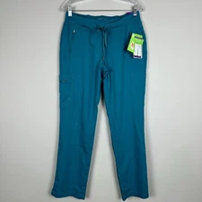 Purple Label Yoga by Healing Hands TONI Scrub Pants Nursing Medical Turquoise SP