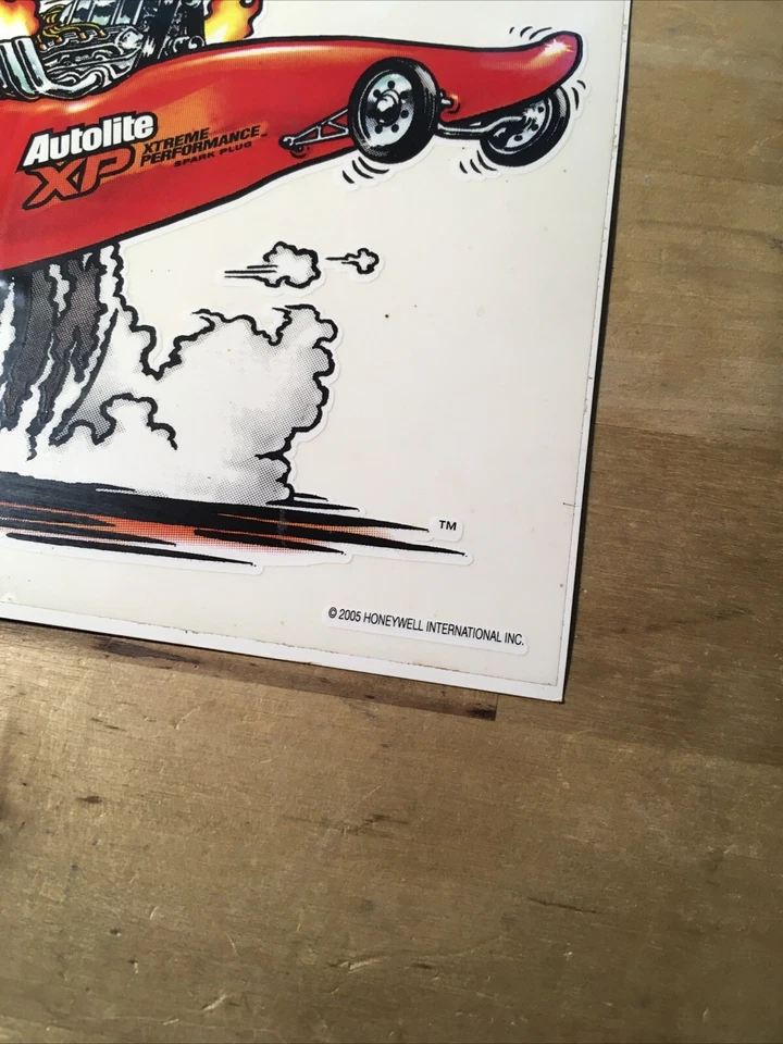 AUTOLOTE, XP XTREME PERFORMANCE, SPARK PLUGS, DRAGSTER, 6-1/2 X 5-1/8 Sticker - Image 4 of 4