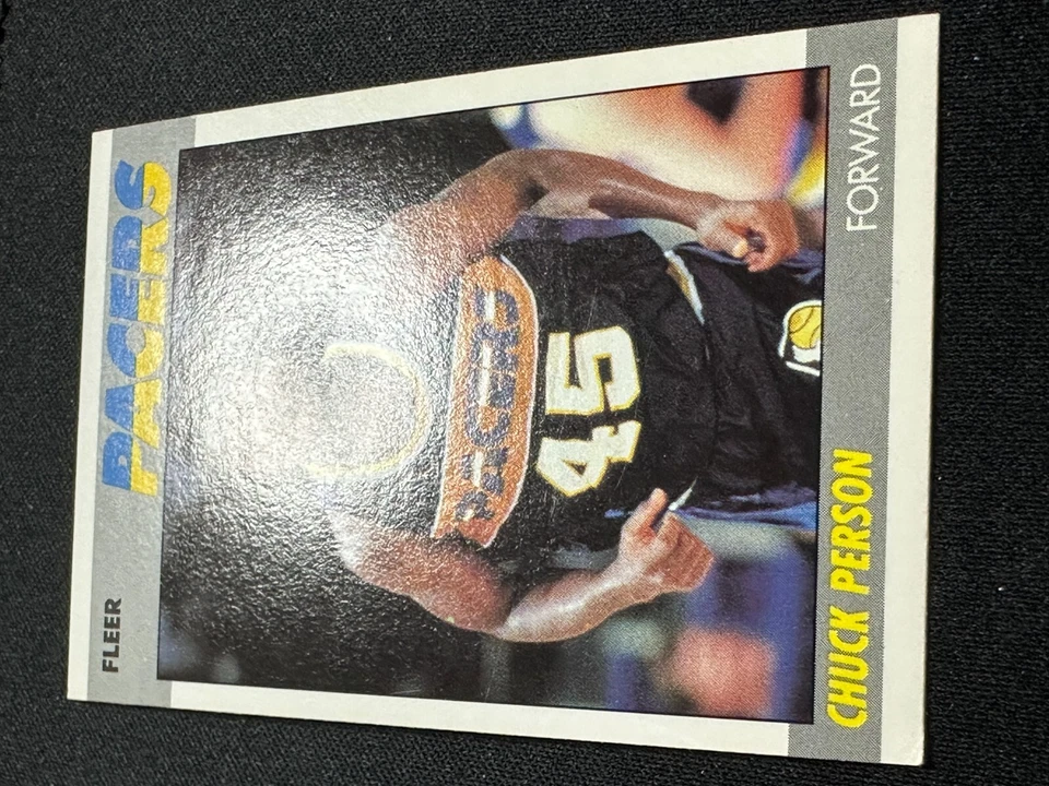 Chuck Person RC 1987-88 Fleer #85 Rookie Indiana Pacers - Image 3 of 4