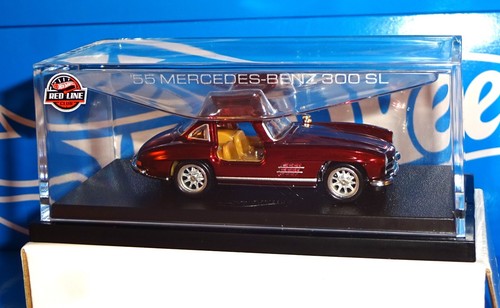 Hot Wheels 2023 Red Line Club '55 Mercedes-Benz 300 SL rot mit Koffer - Bild 2 von 10