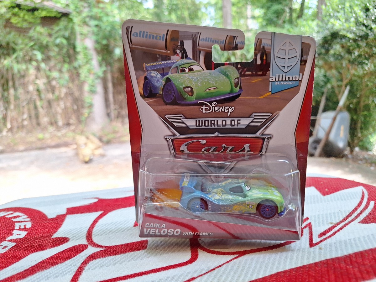 Disney Pixar Cars Carla Veloso Flames Allinol Blowout Vehicle | eBay