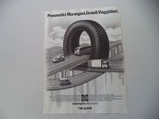 advertising Pubblicità 1987 PNEUMATICI MARANGONI