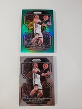 2021-22 Panini Prizm Blake Griffin Green Prizm #178 + Base