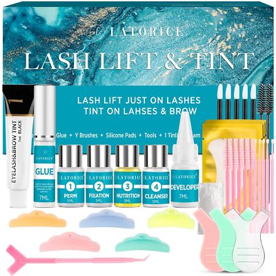 Salon Quality Lash Lift Kit for Eyelash Natural Lash Curling & Lifting at Home