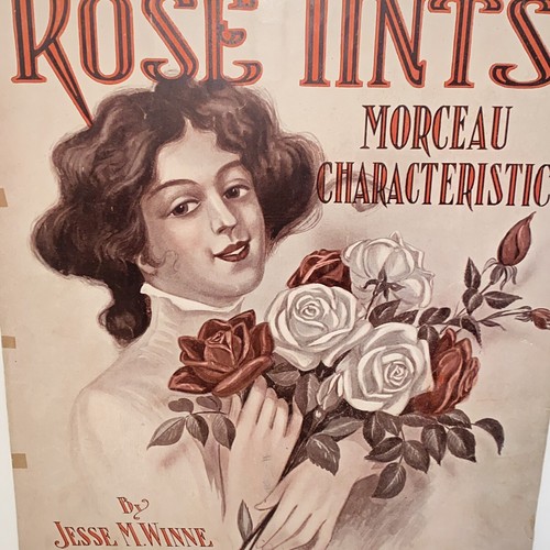 Antique 1913 Rose Tint's Morceau Characteristic Sheet Music - Picture 2 of 12