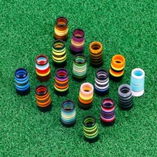10pcs Color Ring Golf Shaft Ferrule Fit Iron Wedge Club Tip.355 9.2 25.4 13.7mm