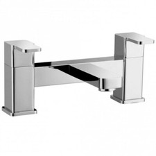 RAK Series 600 Chrome Twin Lever Bath Filler Tap - RAKS6003004