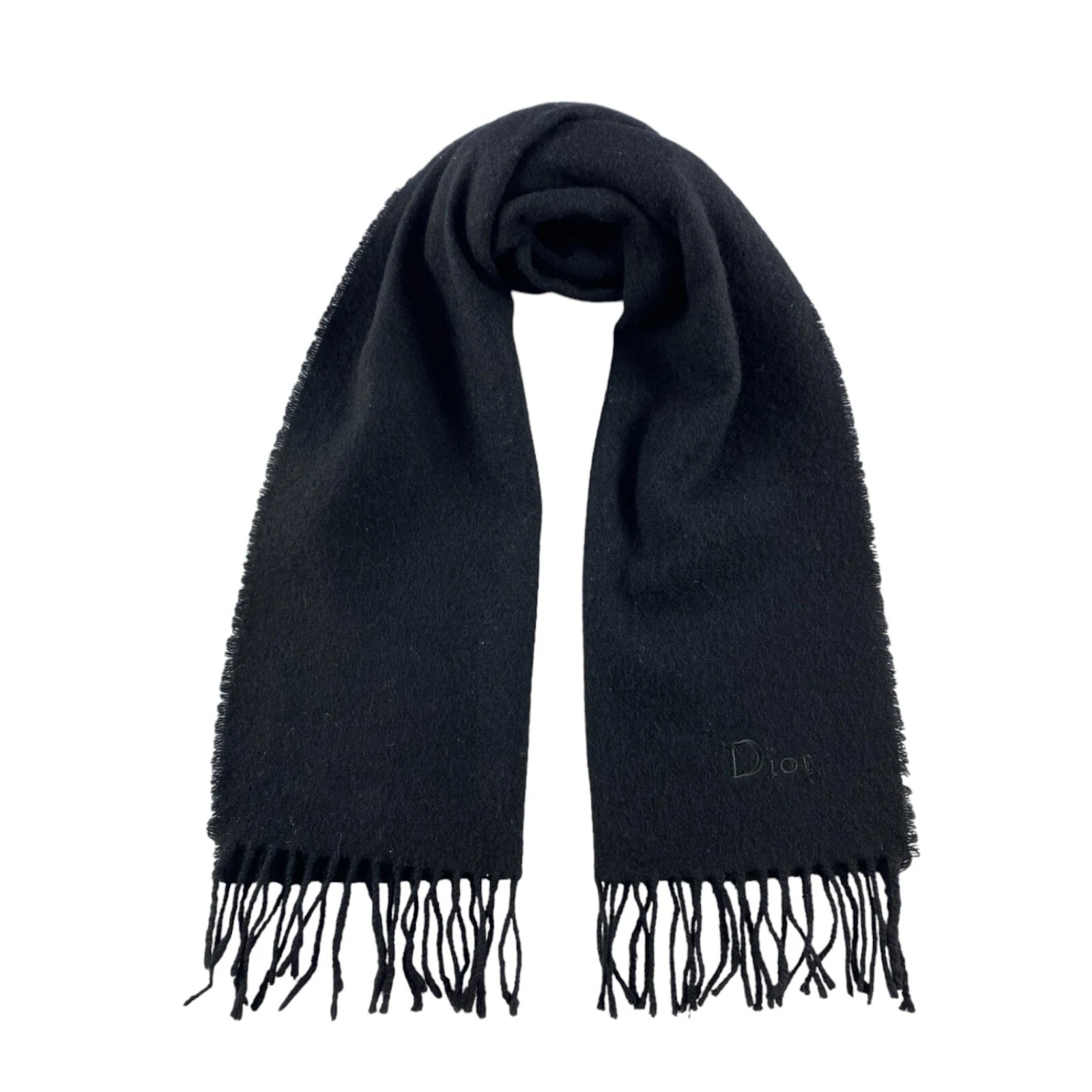 Authentique foulard Dior silencieux hiver col écharpe laine écharpes