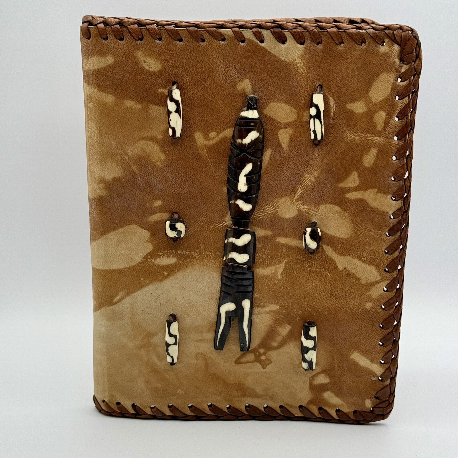 Stylish A5 Refillable Handmade African Journal Notebook-image