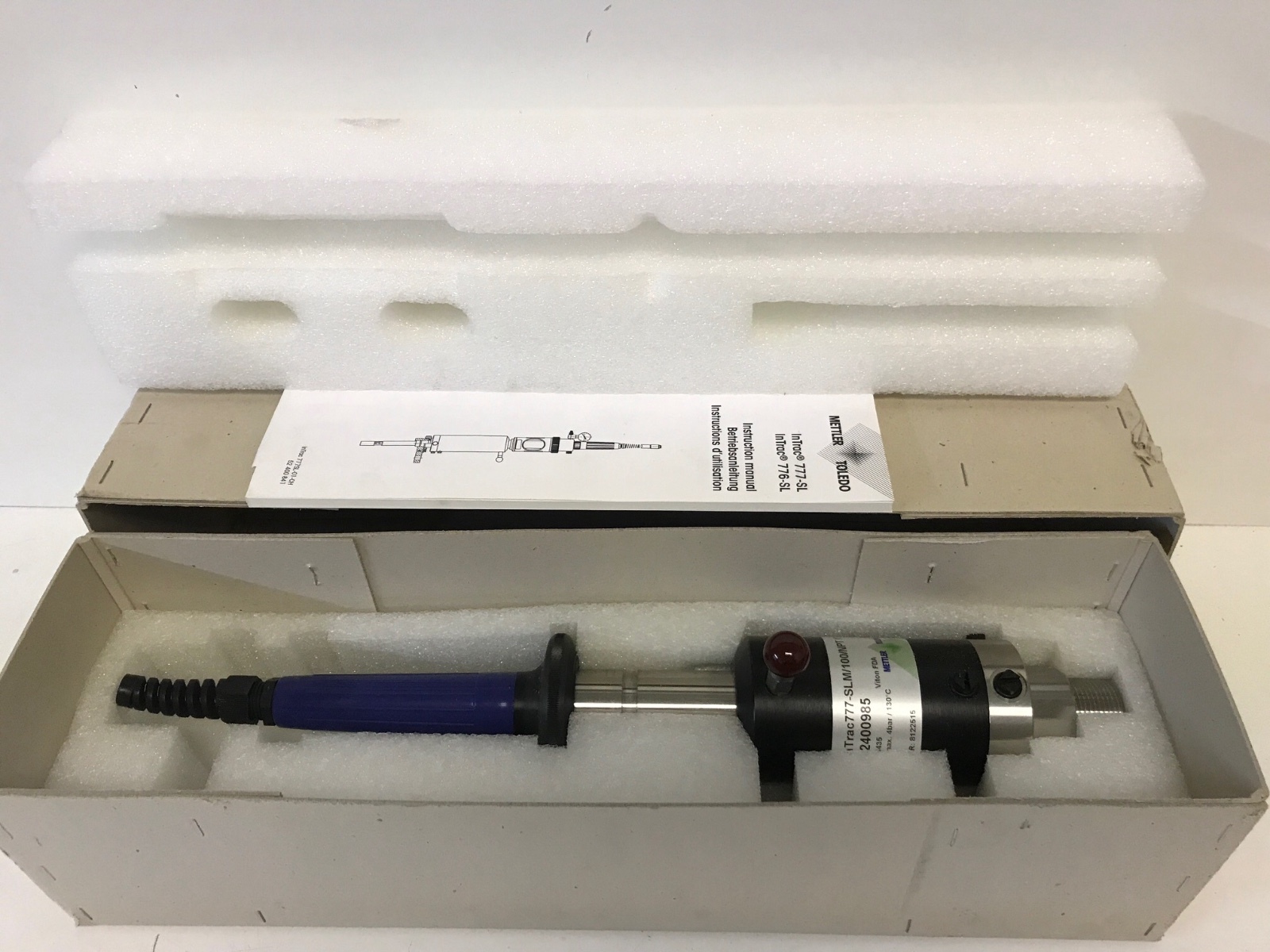 METTLER TOLEDO INTRAC 777SLM/100/NPT 1" PH RETRACTABLE PROBE HOLDER