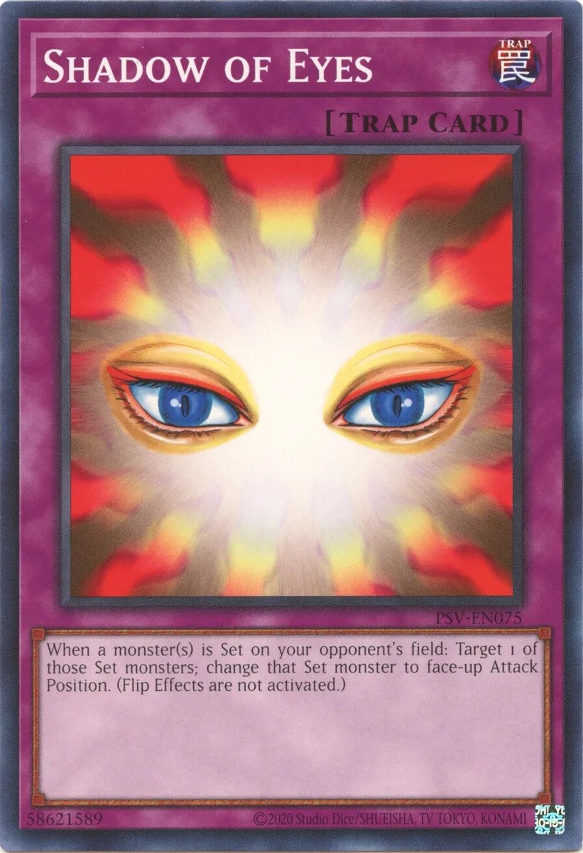 shadow of eyes yugioh card Shadow of Eyes PSV-EN075